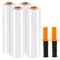 Clear Stretch Wrap Rolls with Hand Grips