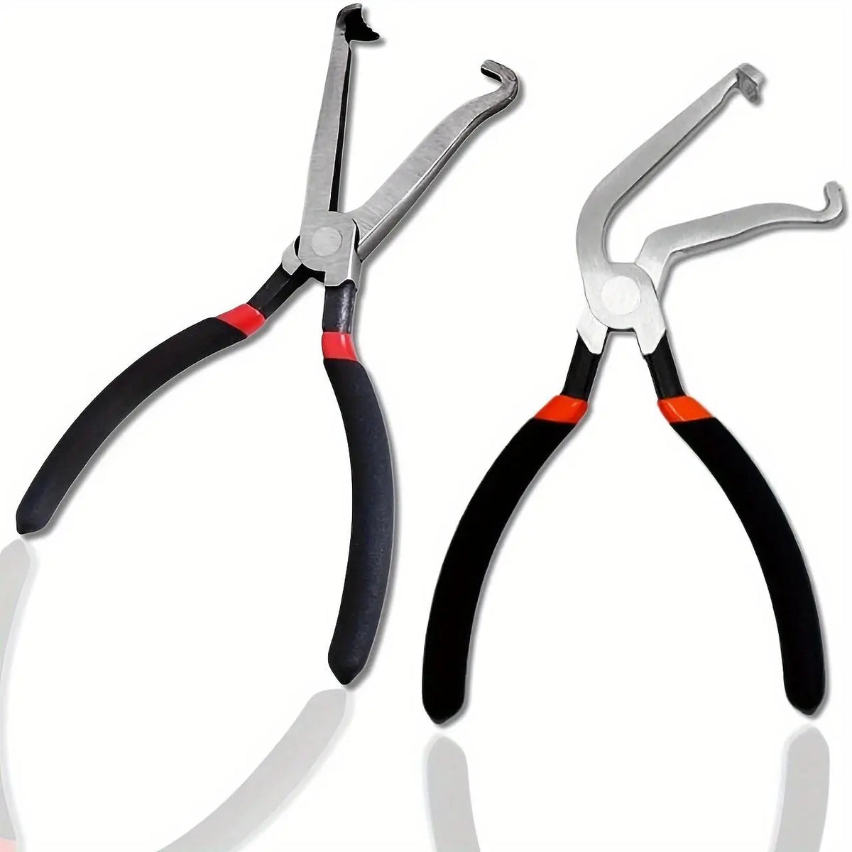 Two Piece Hose Clamp Pliers with Black Grips