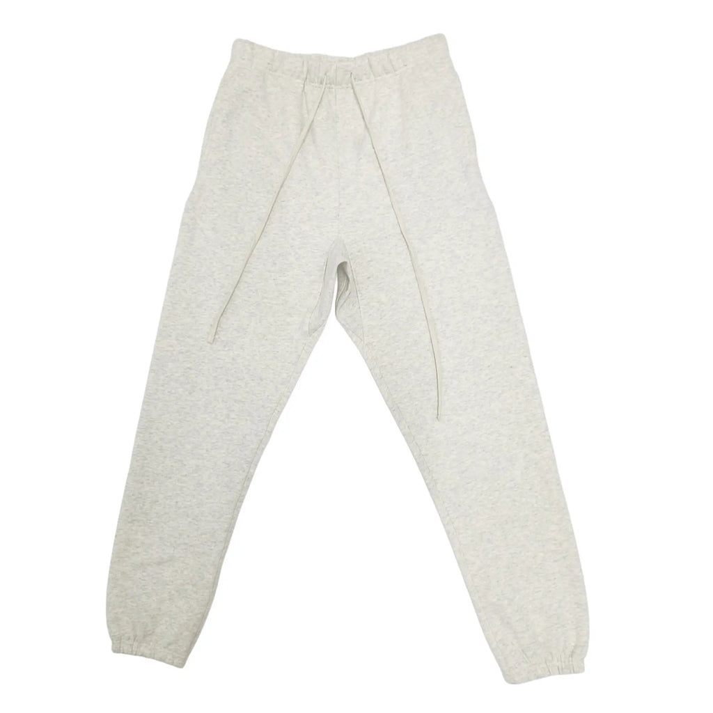 Light Grey Drawstring Fleece Joggers