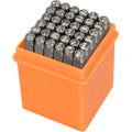 Steel Letter and Number Stamp Set in Case