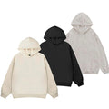 Plain Oversized Hooded Sweatshirts in Three Colours