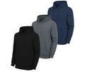 Fleece Pullover Hoodies in Black, Grey and Navy