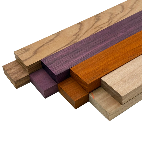 Assorted Hardwood Boards in Mixed Natural Colors
