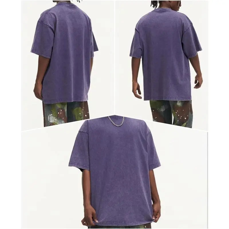 Washed Oversized Cotton Tees in Three Colours