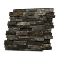 Dark Stacked Stone Look Wall Panels