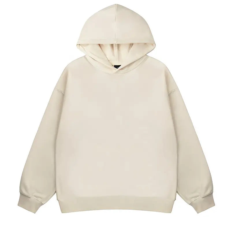 Plain Oversized Hooded Sweatshirts in Three Colours