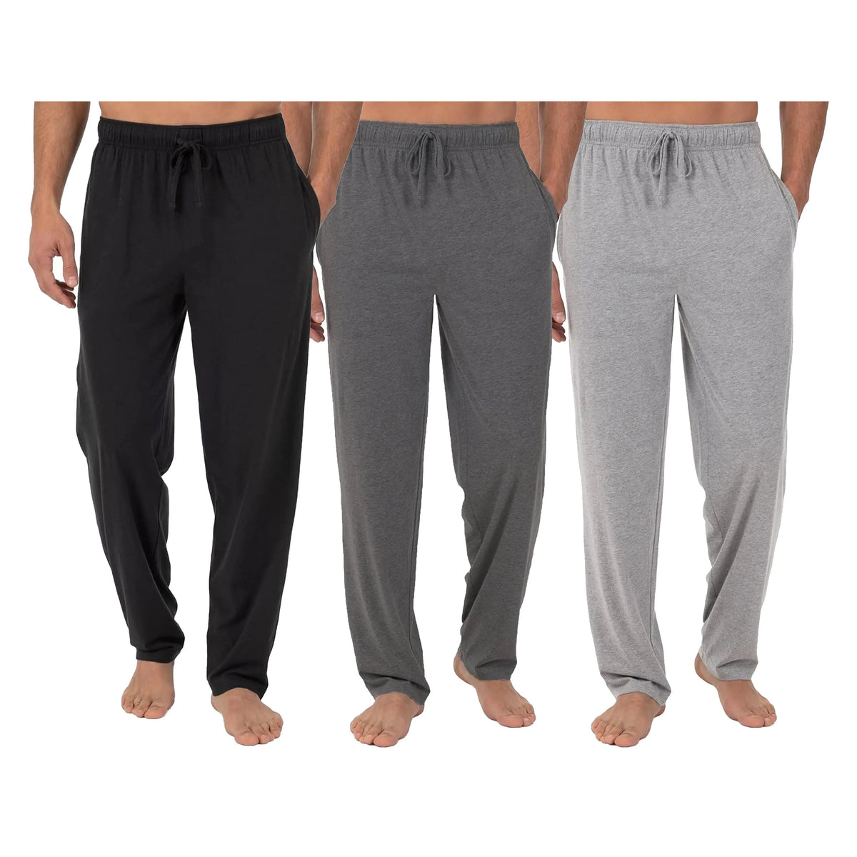 Three-Pack Drawstring Jersey Lounge Pants