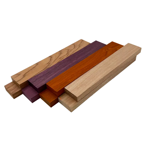 Assorted Hardwood Boards in Mixed Natural Colors