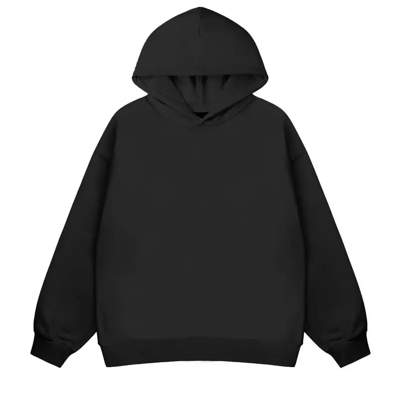 Plain Oversized Hooded Sweatshirts in Three Colours